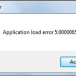 Исправляем ошибку Application Load Error 5 0000065434